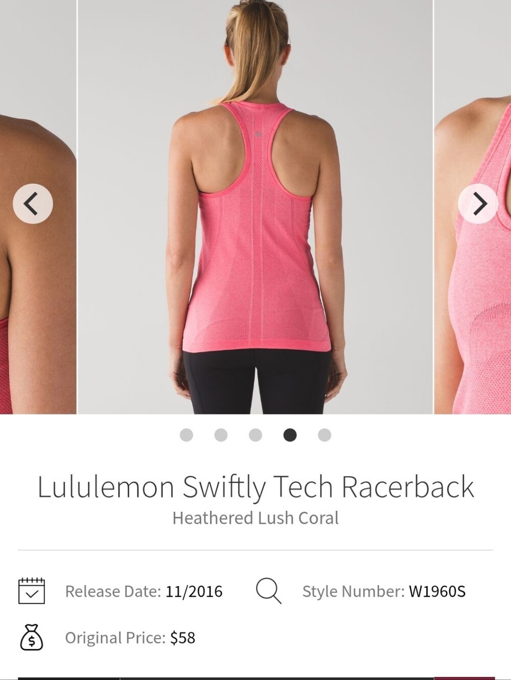 Lululemon Swiftly Tech Tank Racernack 6